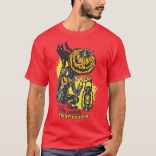 T-shirt Scary spooky Halloween pumpkin funny quote candy i