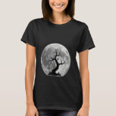 T-shirt Scary tree in the Moon Halloween Costumes (Devant)