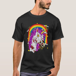 T-shirt Scary Zombiecorn Zombie Unicorn Halloween Costume