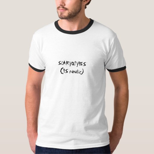 T-shirt SCARYOTYPES (fanatique de picoseconde) (Devant)