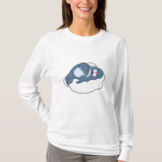 T-shirt Sceau à dormir sur le nuage (Devant)