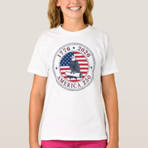 T-shirt Sceau Aigle Commémoratif America 250 – 1776-2026