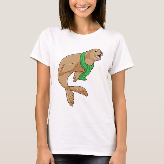 T-shirt Sceau avec écaille (Devant)