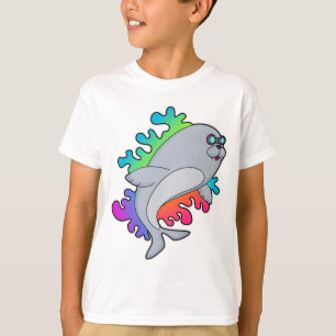 T-shirt Sceau avec lunettes