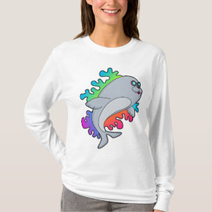 T-shirt Sceau avec lunettes