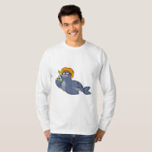 T-shirt Sceau avec noix de coco (Devant entier)