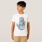 T-shirt Sceau avec poisson (Devant entier)