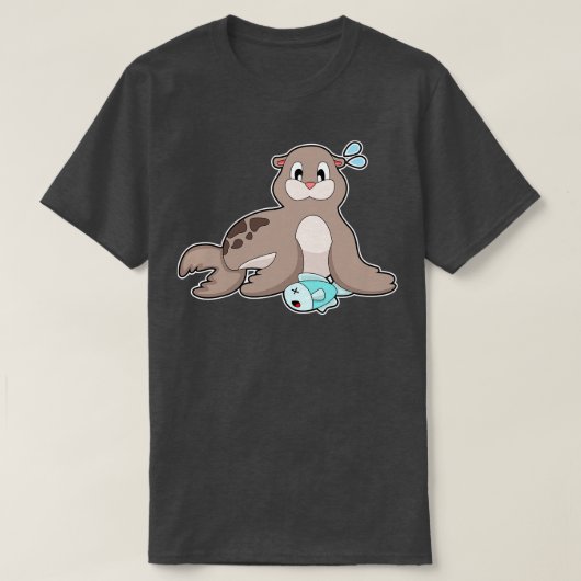 T-shirt Sceau avec poisson (Design devant)