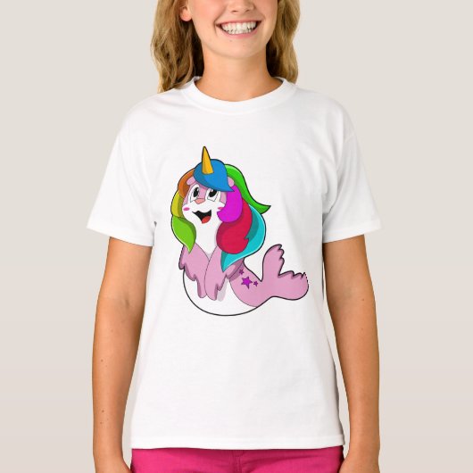T-shirt Sceau comme licorne (Devant)