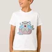 T-shirt Sceau dans la baignoire (Devant)
