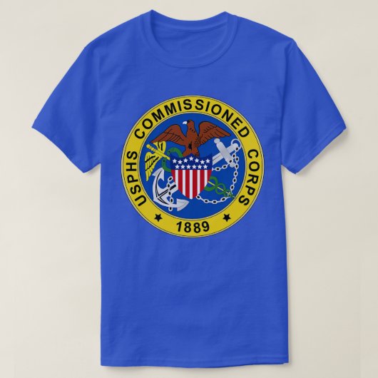 T-shirt Sceau de corps commandé USPHS (Design devant)