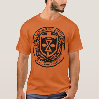 T-shirt Sceau de l'Auité des écarts temporels Noir