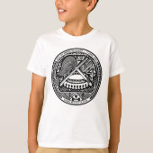 T-shirt Sceau des Samoa américaines (Devant)