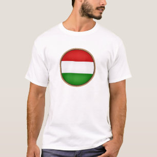 T-shirt Sceau du drapeau de la Hongrie cool