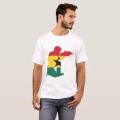 T-shirt Sceau du Ghana (Devant entier)
