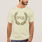 T-shirt Sceau du Sénat romain du SPQR de Rome (Devant)