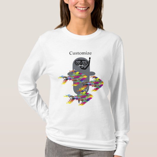 T-shirt Sceau gris Thunder_Cove (Devant)