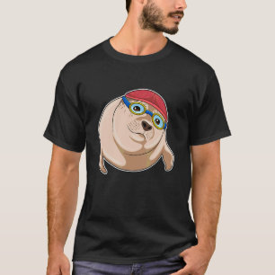 T-shirt Sceau nager Lunettes de bain Casquette