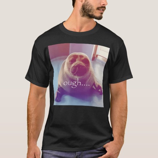 T-shirt Sceau Ough Drôle (Devant)