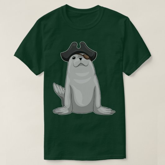 T-shirt Sceau Pirate Eye patch (Design devant)