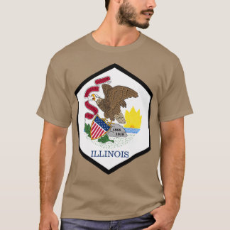 T-SHIRT SCELAU HEXAGONAL DE L'ILLINOIS