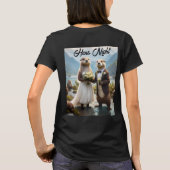 T-shirt **"Scellé avec un baiser : Otterly in Love"** (Dos)