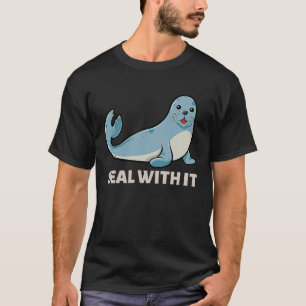 T-shirt Sceller Avec Il Sceau Dire Seal Pun Amour Seals