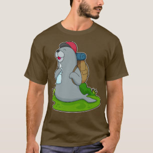 T-shirt Sceller le sac à dos de randonneur
