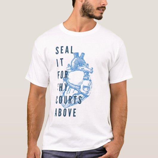 T-shirt Scellez-le pour Thy cours ci-dessus (Devant)