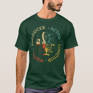 T-shirt Scénariste Producteur Acteur Réalisateur Film Drôl
