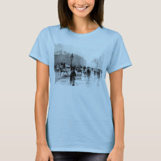 T-shirt Scène 1885 de rue de Londres