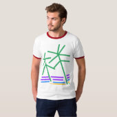 T-shirt Scène Abstraite (Devant entier)