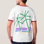 T-shirt Scène Abstraite (Dos entier)