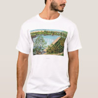 Scène d'automnes de l'eau de parc de Beardsley