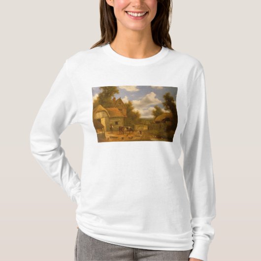 T-shirt Scène de basse cour (Devant)
