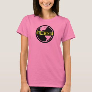 T-shirt Scène de crime Terre