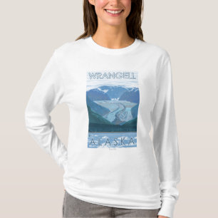 T-shirt Scène de glacier - Wrangell, Alaska