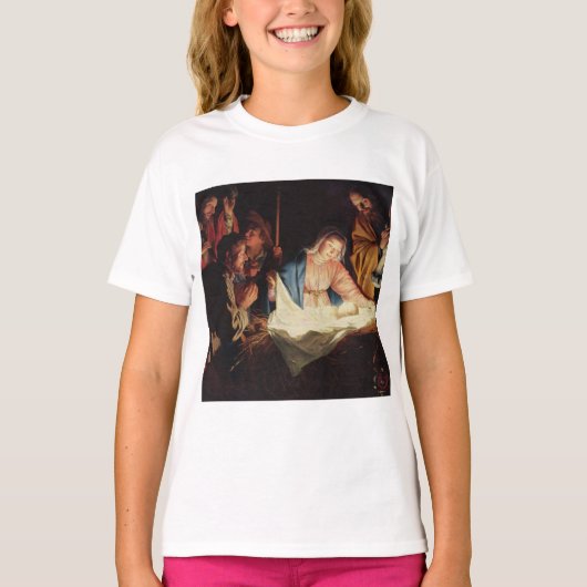 T-shirt Scène de la Nativité (Devant)
