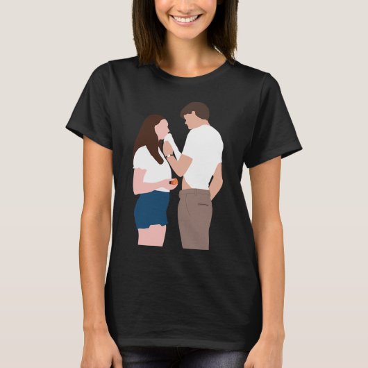 T-shirt Scène de la pêche à Tsitp (Devant)