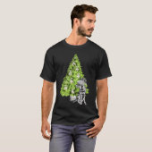 T-shirt Scène De Noël Rottweiler Avec Arbre De Noël Et (Devant entier)