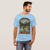 T-shirt Scène de pêche bénie (Devant entier)
