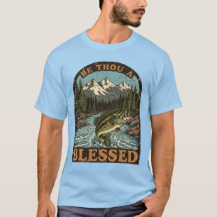 T-shirt Scène de pêche bénie