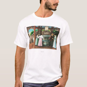 T-shirt Scène de poste d'eau potable de l'eau de Shasta