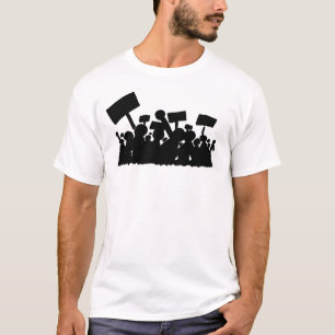 T-shirt Scène de protestation