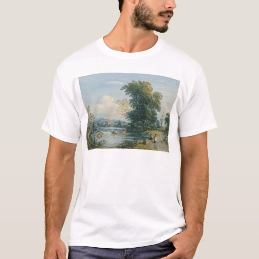 T-shirt Scène de rivière (Devant)