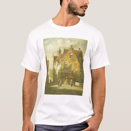 T-shirt Scène de rue (Devant)