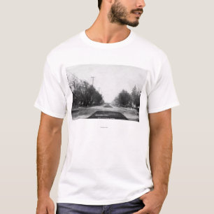 T-shirt Scène de rue de résidence