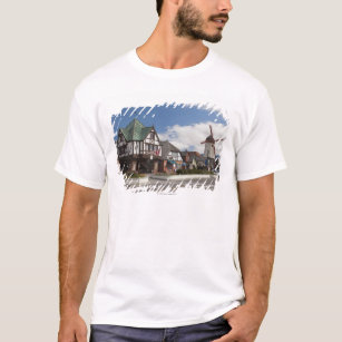 T-shirt Scène de rue de Solvang historique