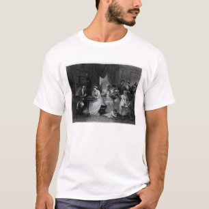 T-shirt Scène de salon, "du jour social" par Peter