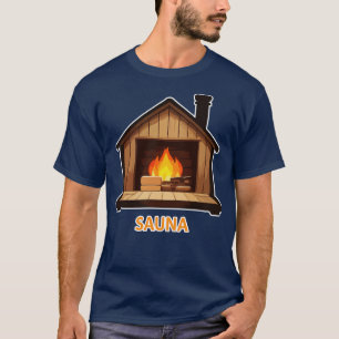 T-shirt Scène De Sauna Relaxant